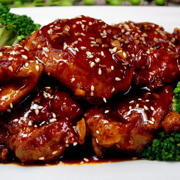 CHICKEN IN PLUM SAUCE